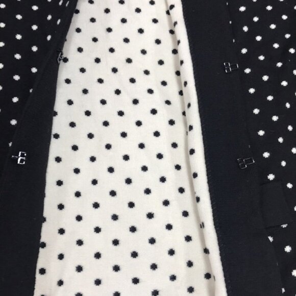 Anne Klein Dot Jacquard Cardigan - Picture 7 of 9